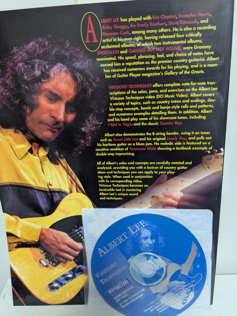 アルバート・リー★ヴァーチョゾ・テクニック・洋書・教則本・CD付き