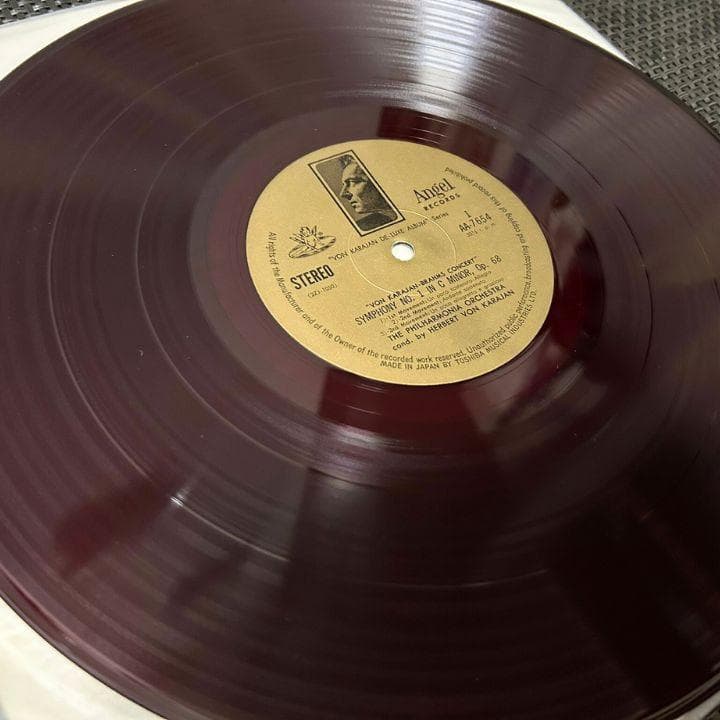 赤盤 カラヤン LPレコード ブラームス エンジェル 交響曲第1番 ハイドン