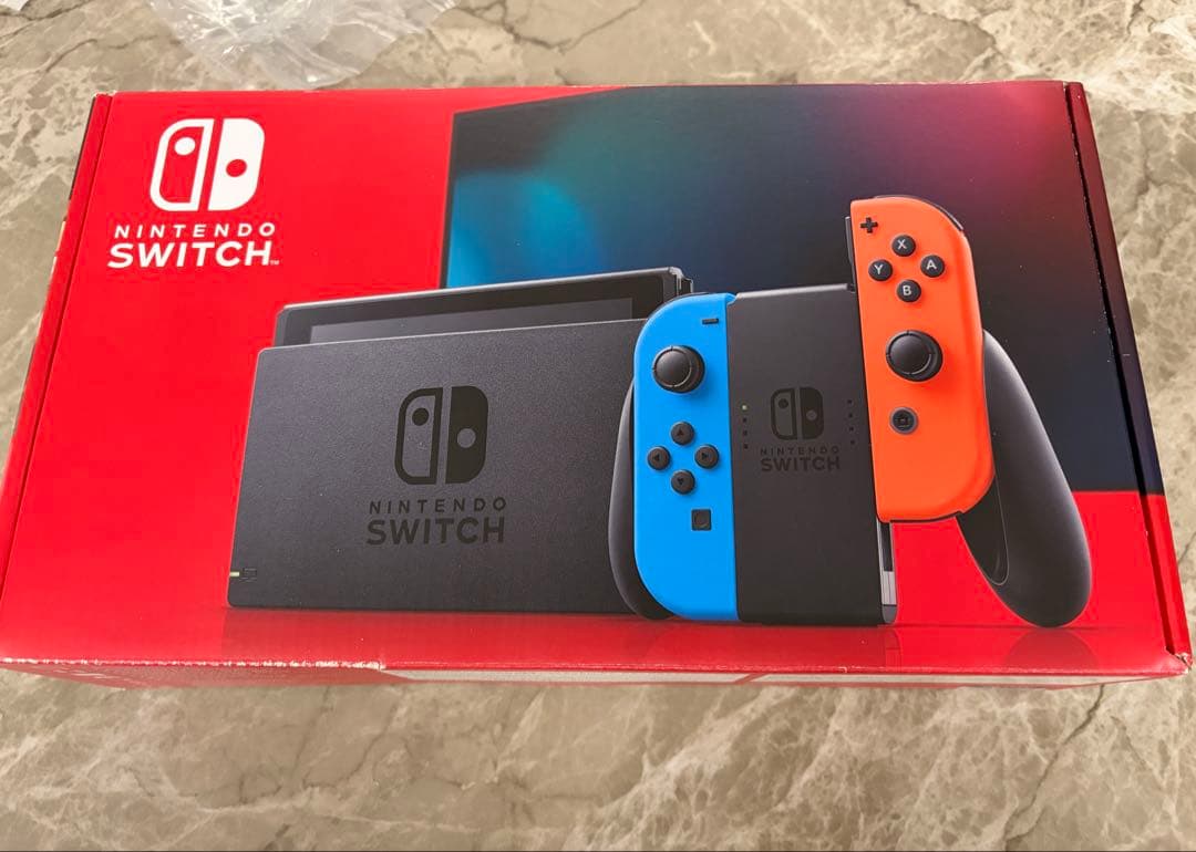 【美品】Nintendo Switch① 青/赤 本体 おまけ付