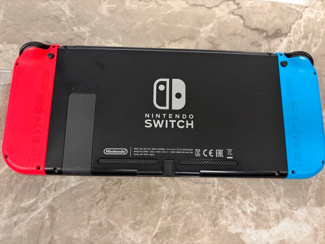 【美品】Nintendo Switch① 青/赤 本体 おまけ付