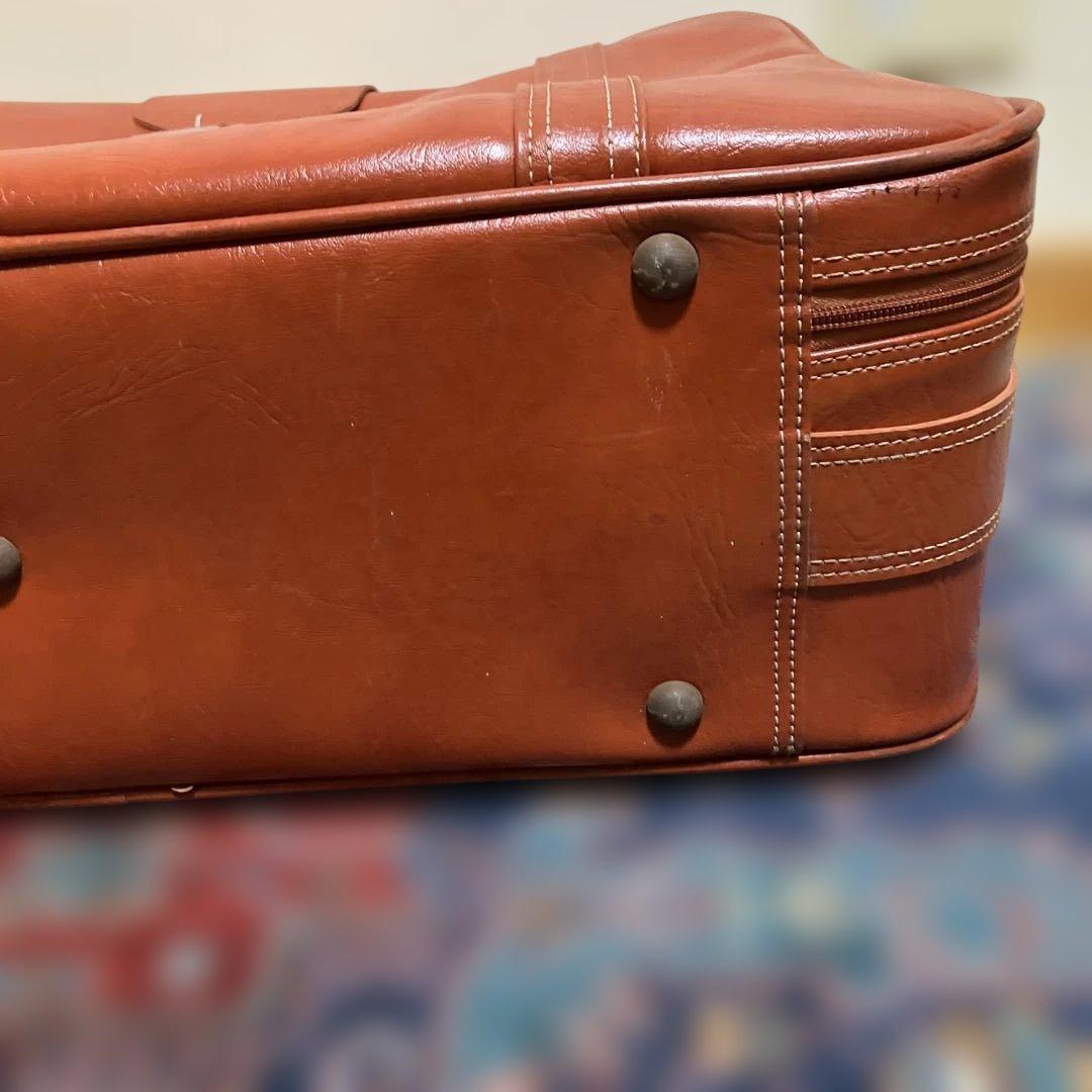 70s 貴重ベルギー製　Samsonite レザートラベルバッグ