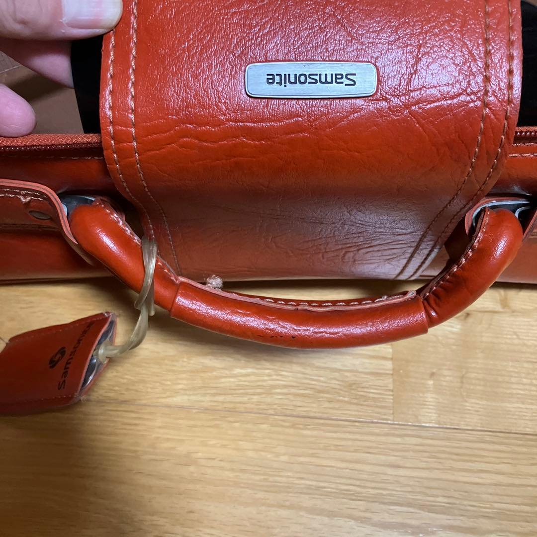 70s 貴重ベルギー製　Samsonite レザートラベルバッグ