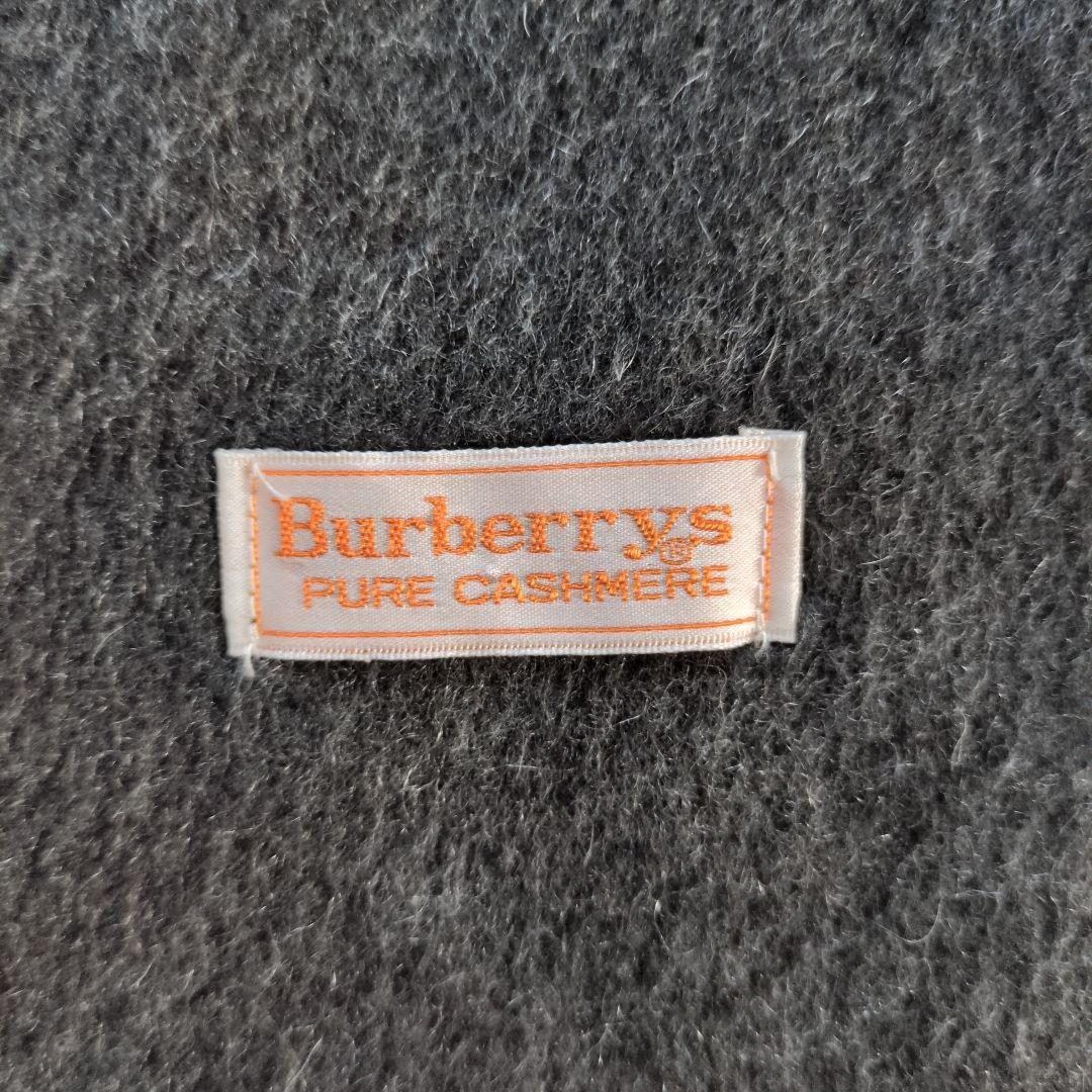 Burberrys 　カシミヤ マフラー ダークグレー