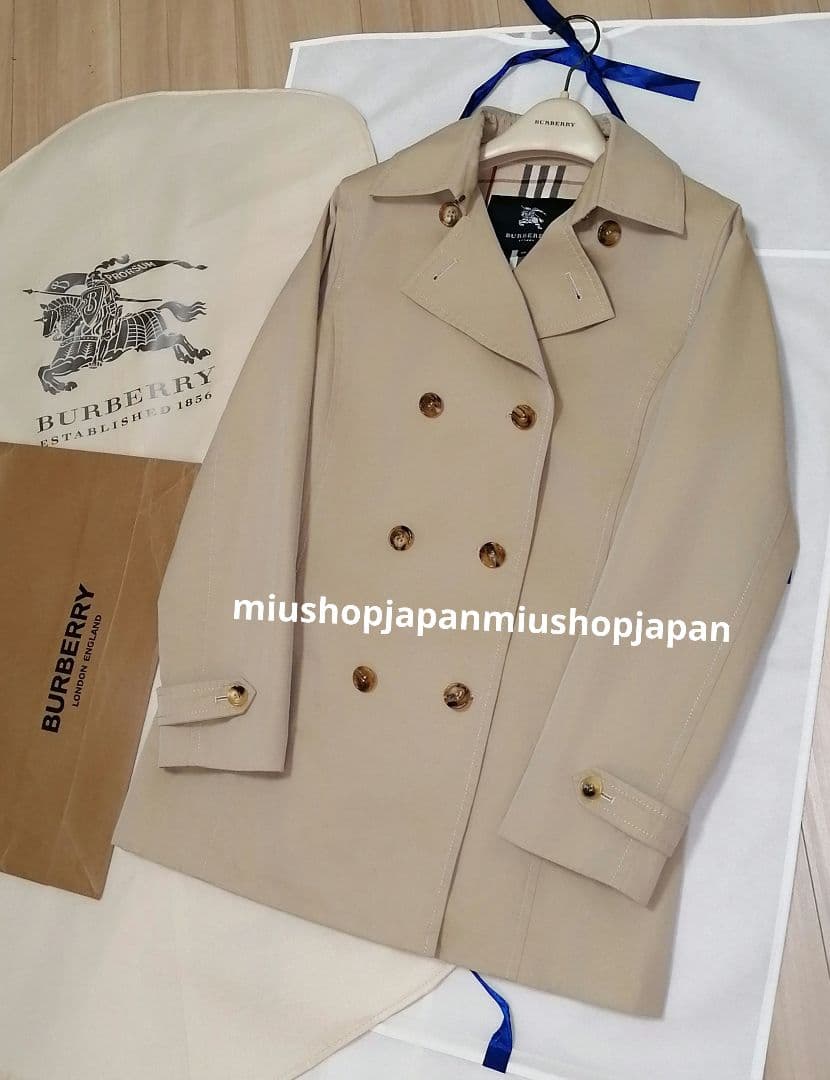 本物上質●40サイズ　バーバリー　BURBERRY　トレンチコート