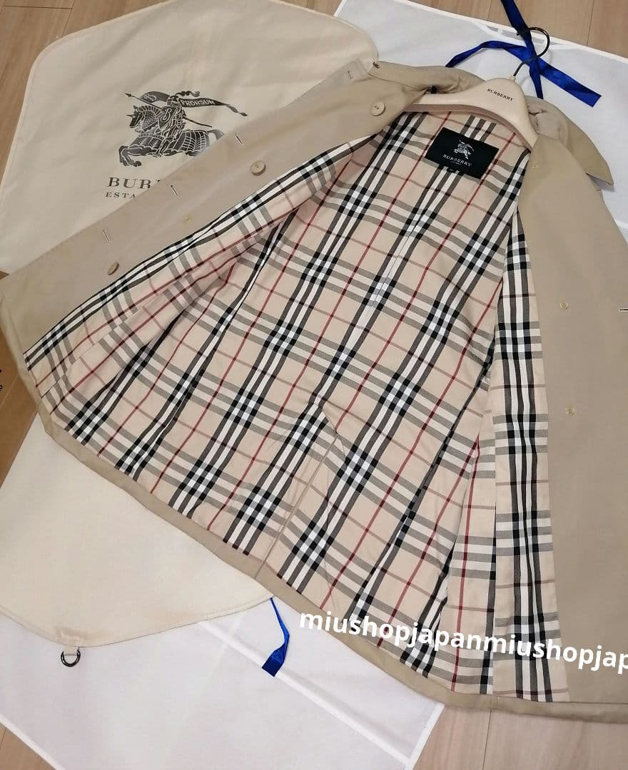 本物上質●40サイズ　バーバリー　BURBERRY　トレンチコート