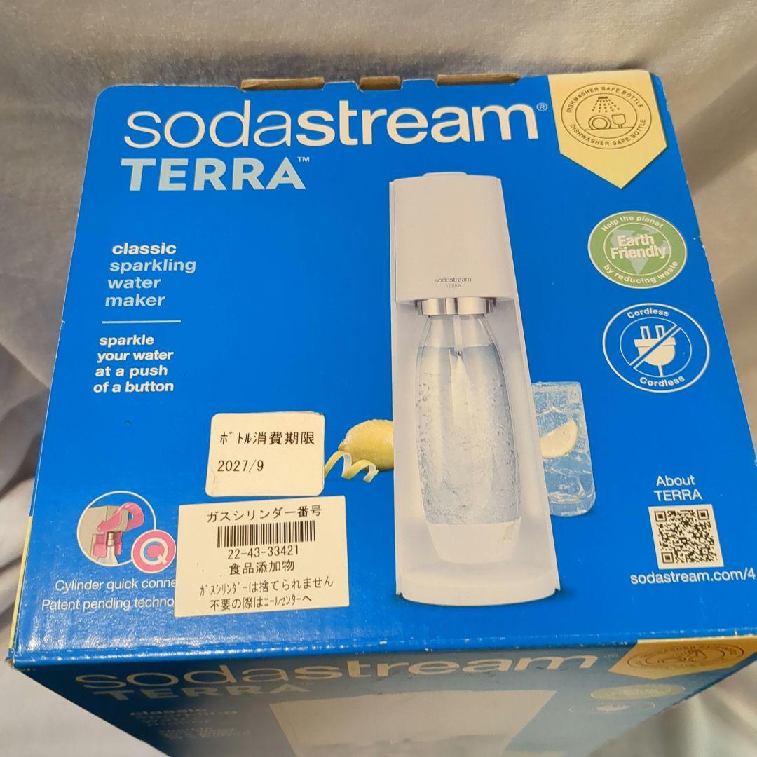 【新品未使用】ソーダストリームTERRAスターターキット ホワイトSSM1086