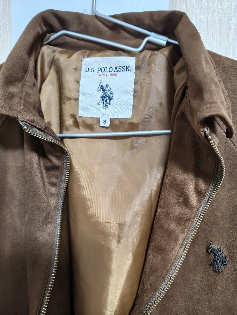 U.S. POLO ASSN. スエードタッチブルゾン S