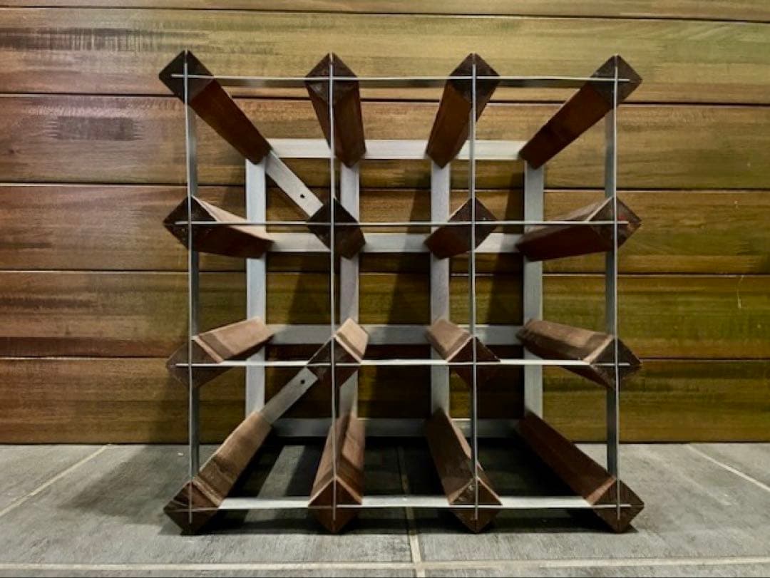 超美品■コンランショップ　オーク　トラディッショナル　ワインラック 12ボトル