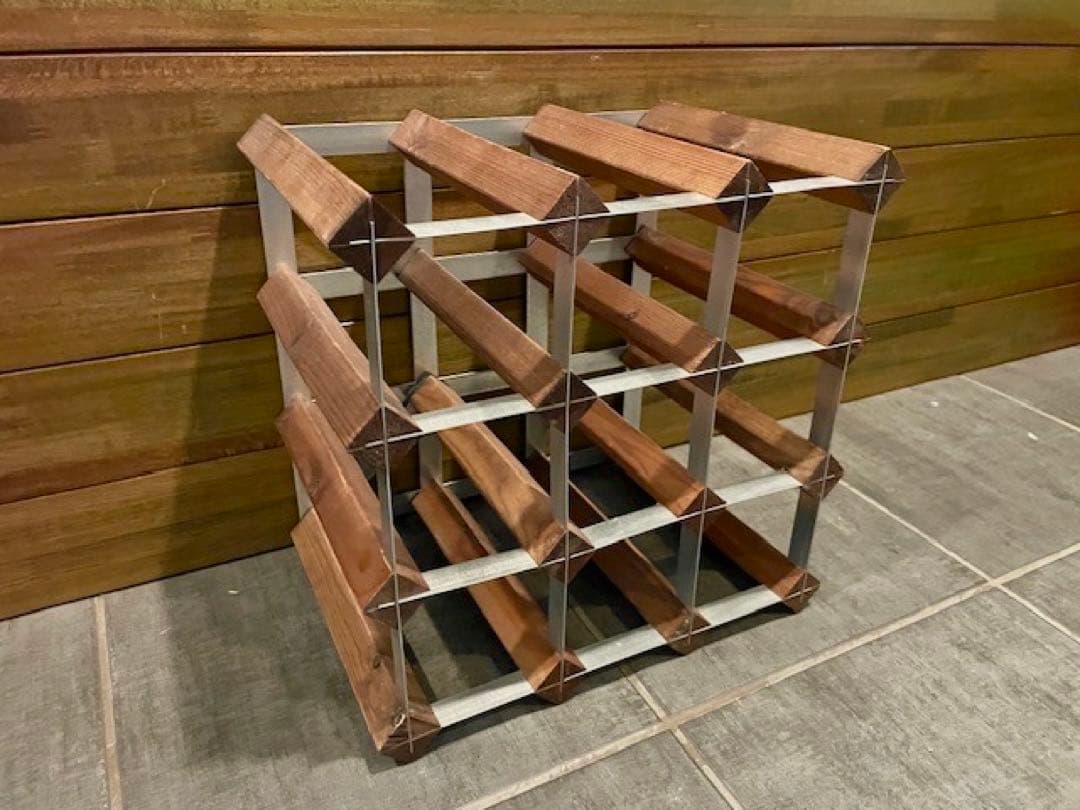 超美品■コンランショップ　オーク　トラディッショナル　ワインラック 12ボトル
