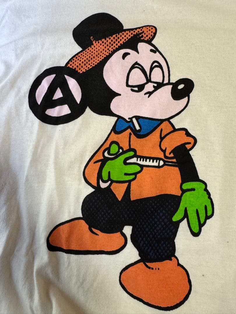 u*8様 マルコムマクラレーン　セディショナリーズ　ヘロインミッキーTシャツL
