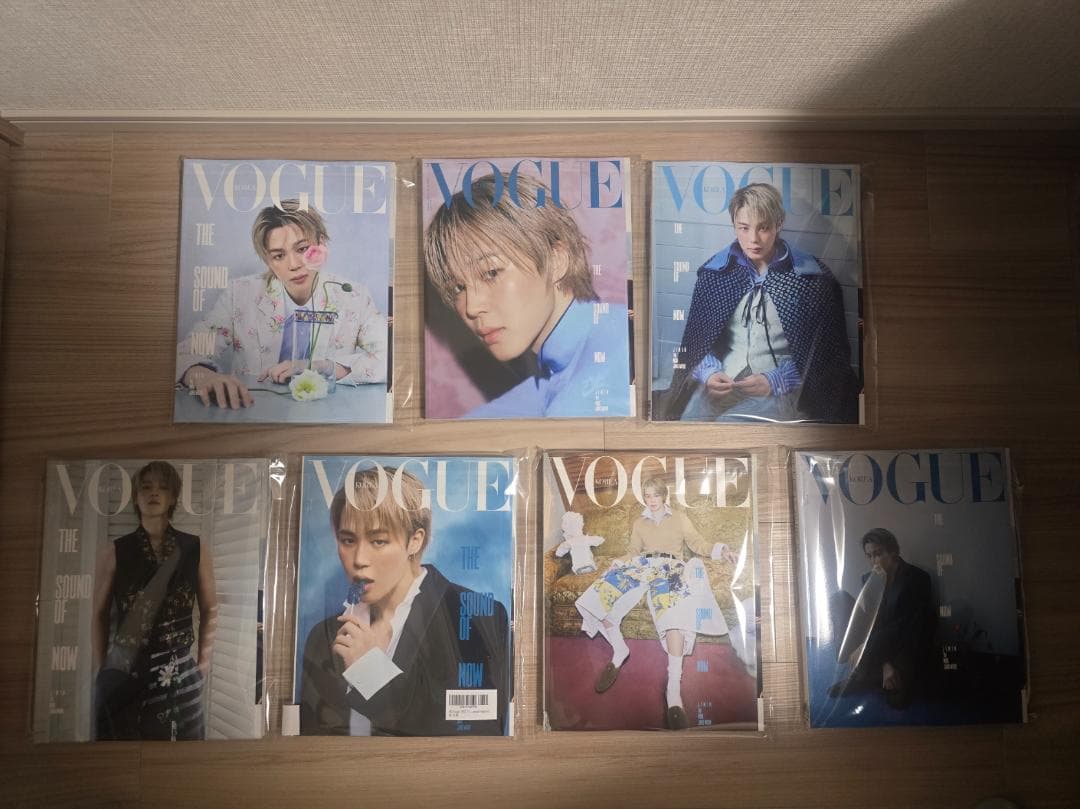 【全7種セット】BTS ジミン VOGUE２月号 完全版 (新品・未開封)