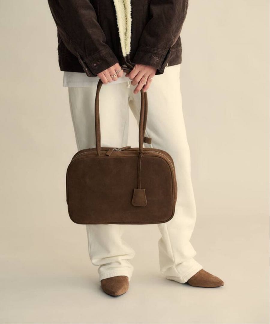 新品未使用 anuke アンヌーク Ecoleather Boston Bag
