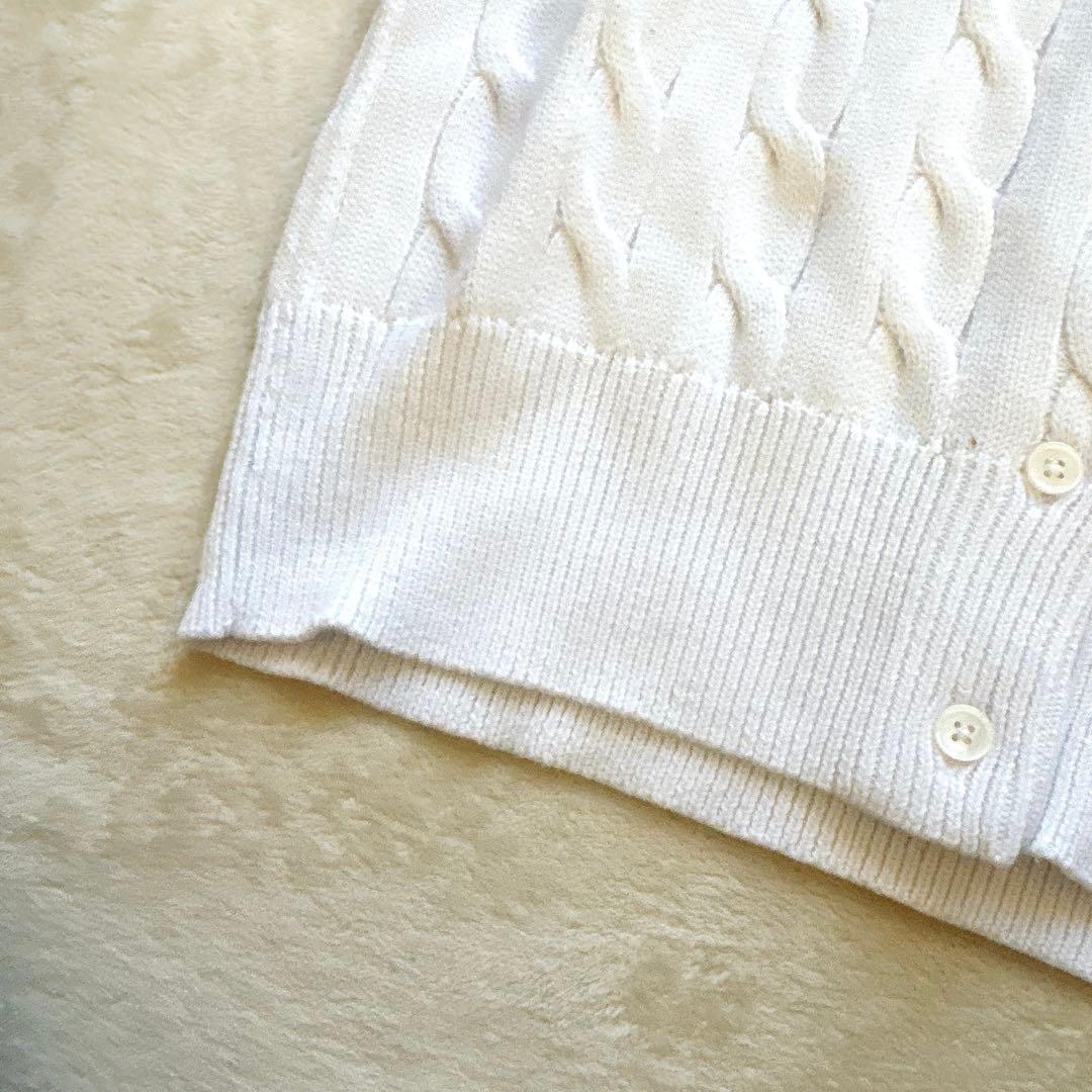 専用　　　　新品✨ポロラルフローレン ケーブルニット 半袖カーディガン ポニー
