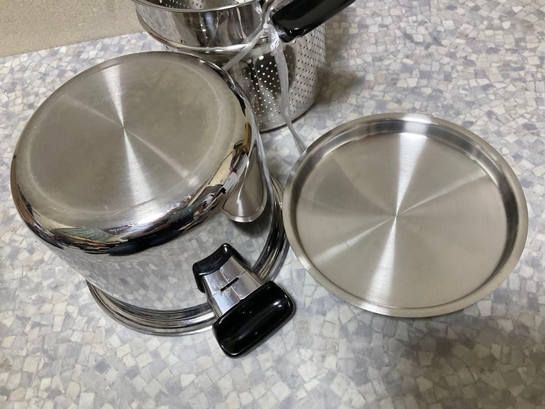 ビタクラフト両手鍋7026とパスタパン3317とのセット