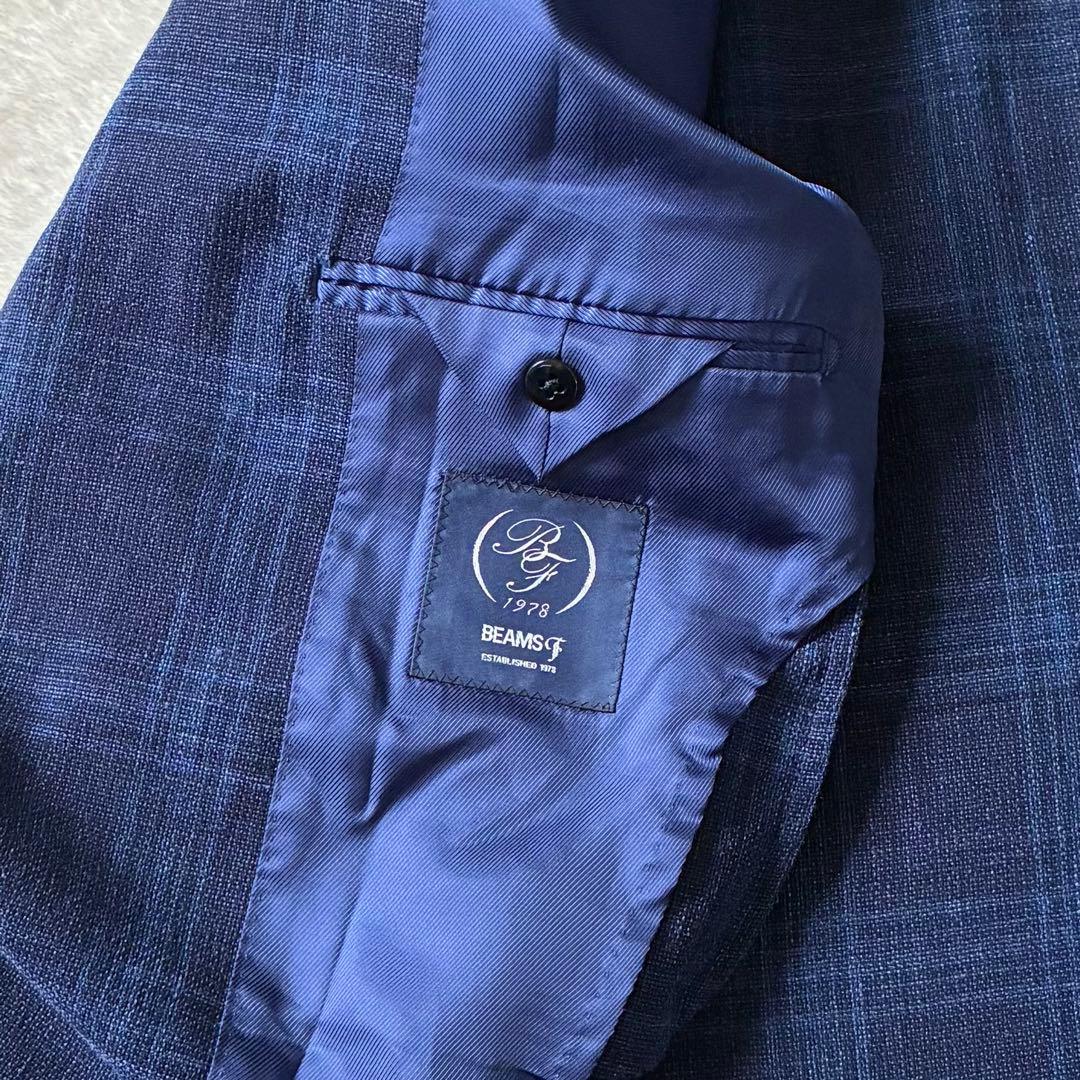 【極美品】BEAMS F ビームスエフ サマーウールツイード ジャケット50XL