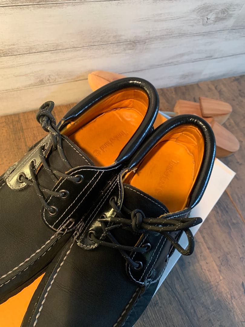 靴 Timberland authentic handsewn boat shoes