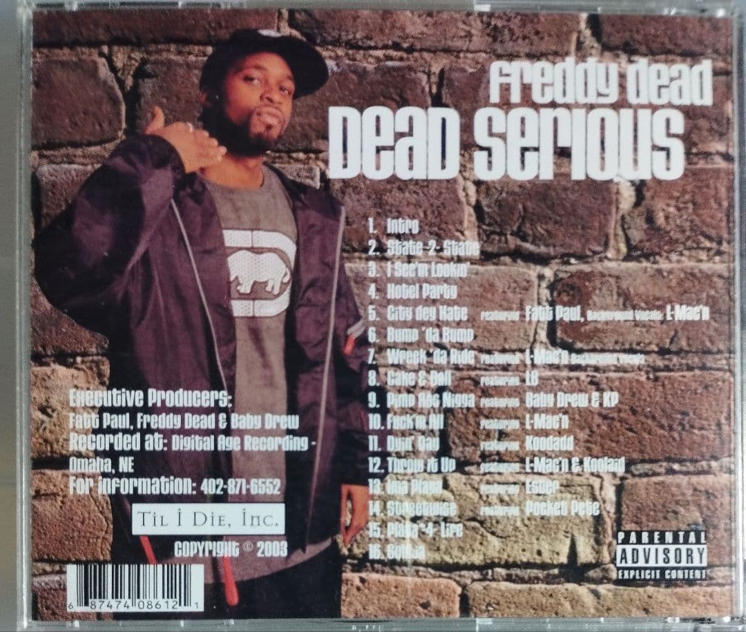 洋楽 FREDDY DEAD/Dead Serious