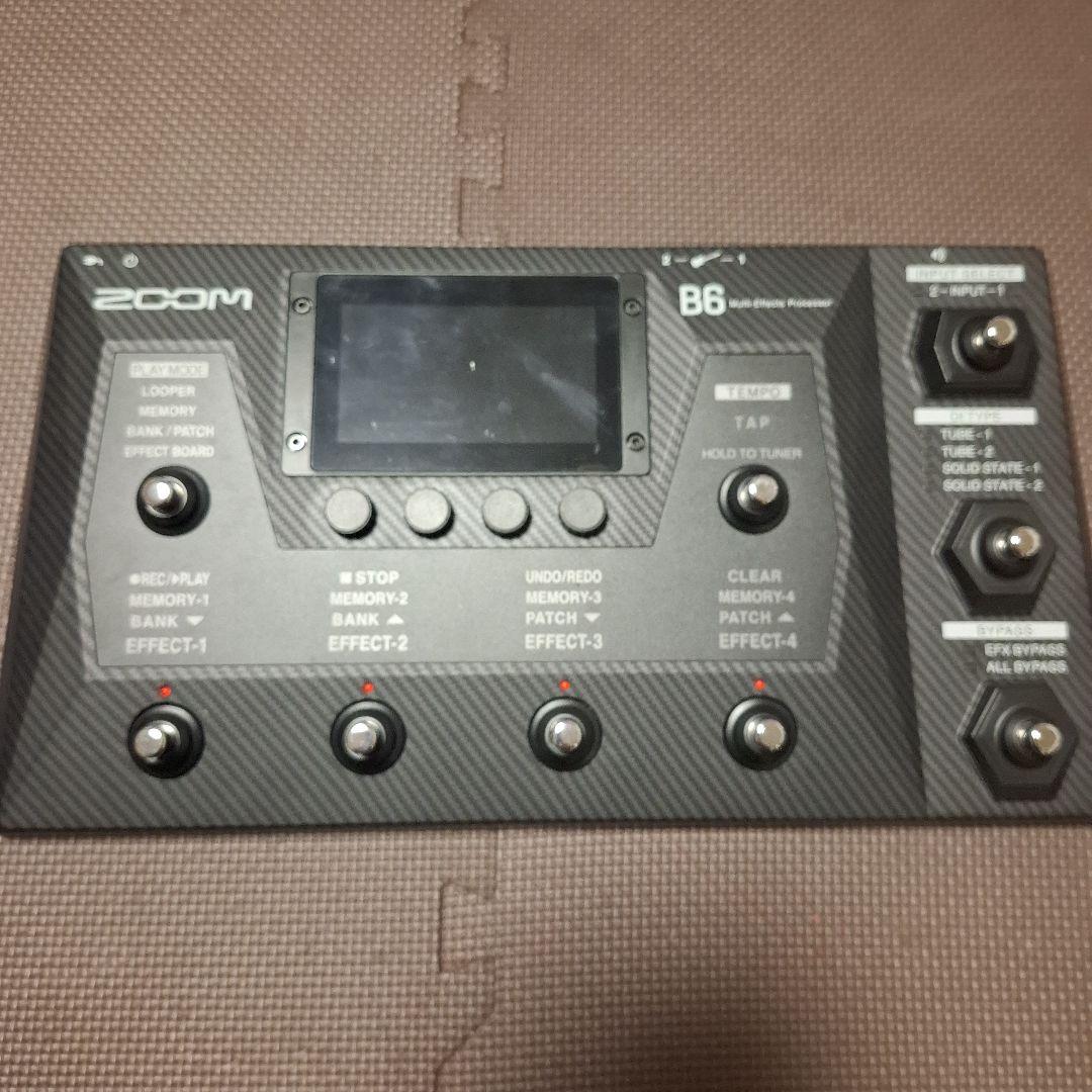 【美品/完動品】ZOOM ベースマルチエフェクター B6