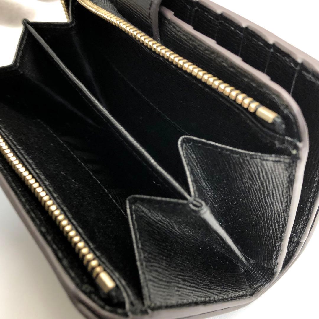 未使用✨極美品　FURLA フルラ　二つ折り財布 ブラック　ゴールド　箱付き
