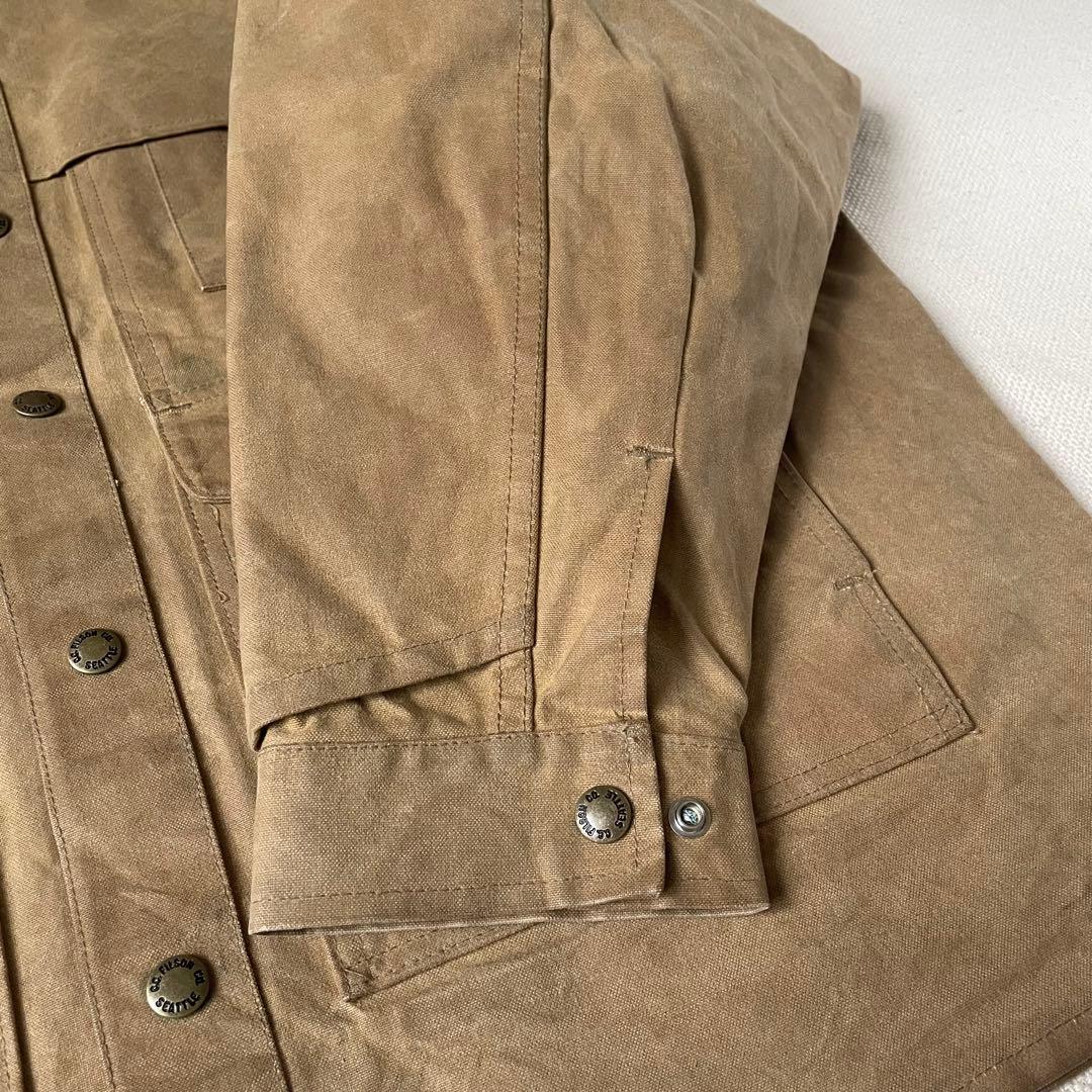 FILSON オイルティンクロス クルーザージャケット ダブルマッキーノ L