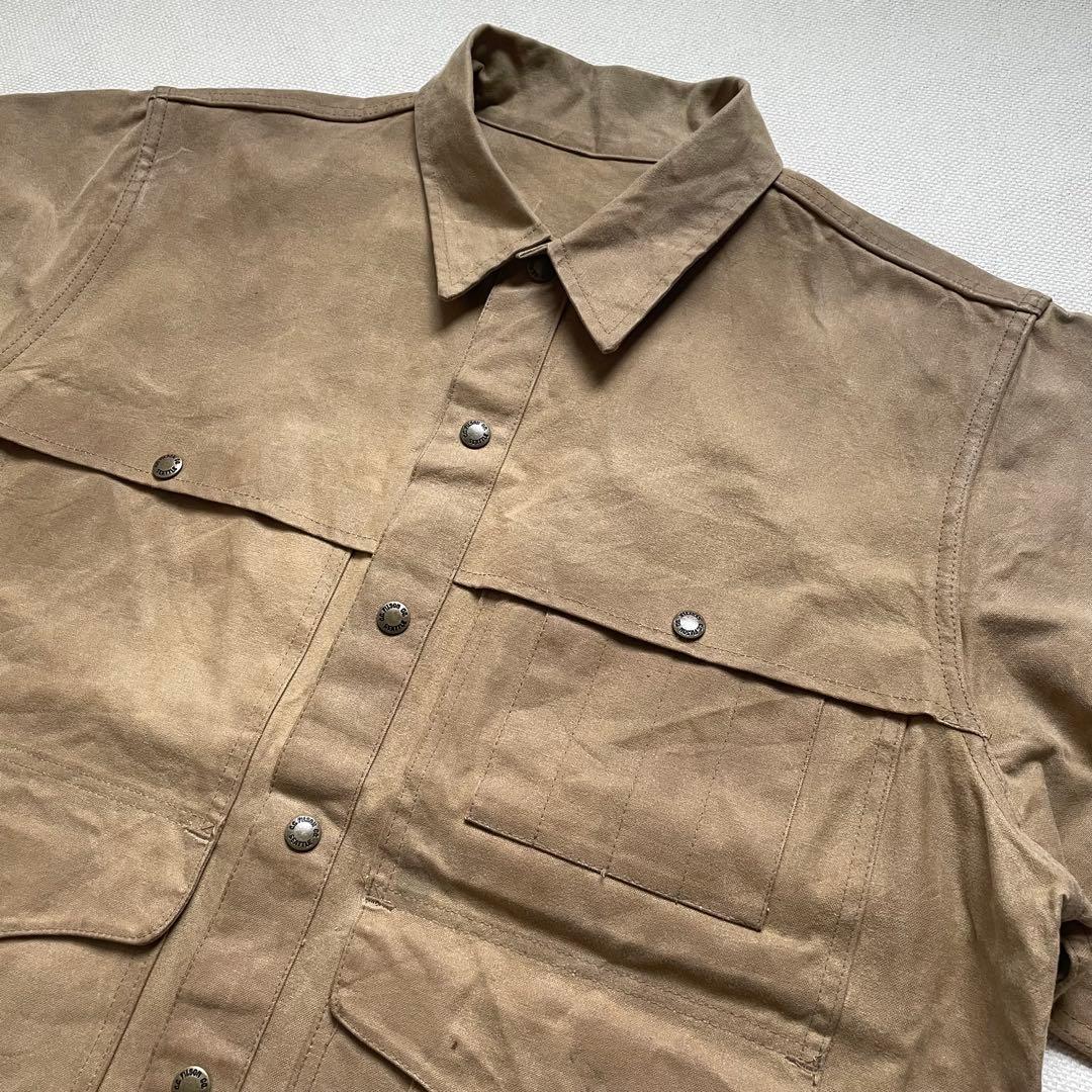 FILSON オイルティンクロス クルーザージャケット ダブルマッキーノ L
