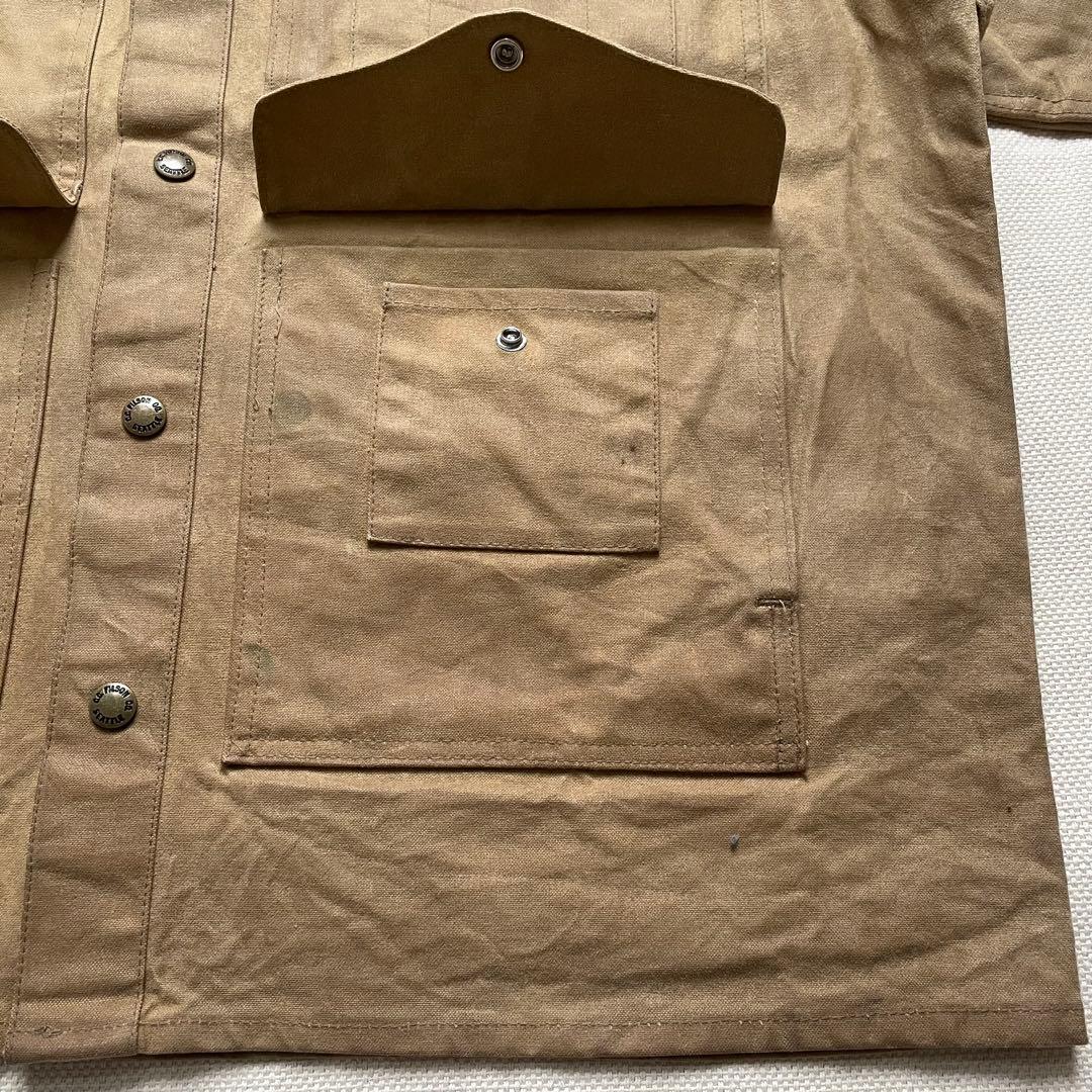FILSON オイルティンクロス クルーザージャケット ダブルマッキーノ L