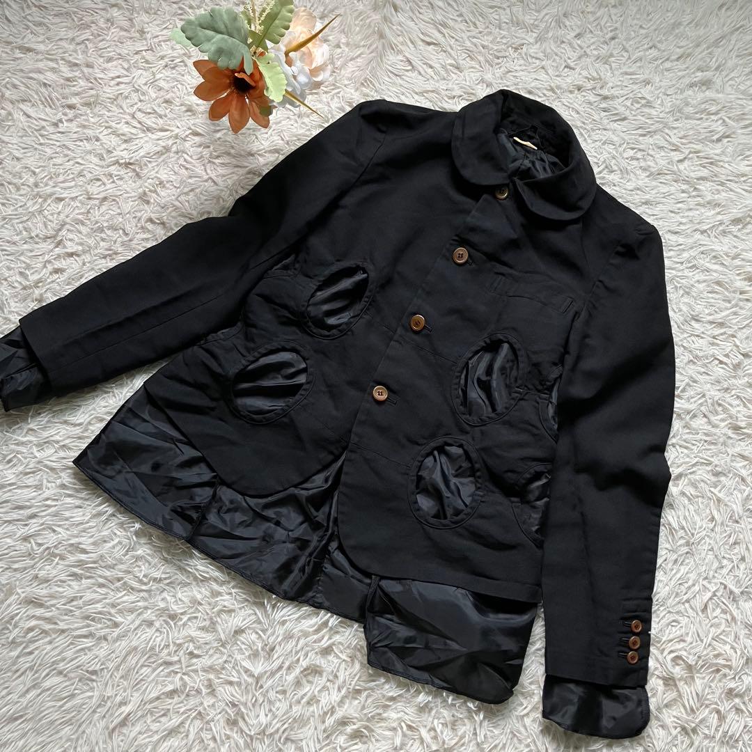 COMME des GARCONS 穴あきデザインジャケット　XS　AD2013