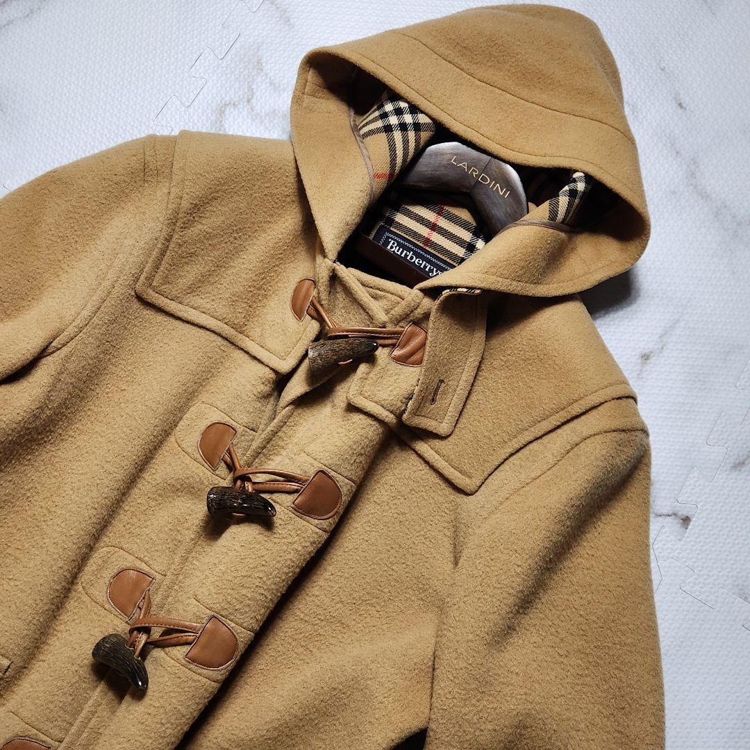 入手困難✨Burberry ダッフルコート カシミヤ ノバチェック キャメル