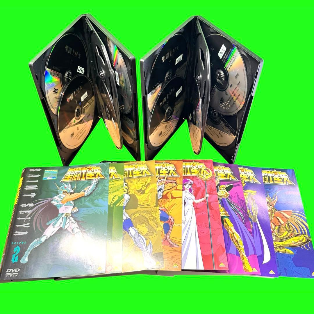 ケース付 聖闘士星矢 DVD 全19巻　全巻セット　レンタル　送料無料