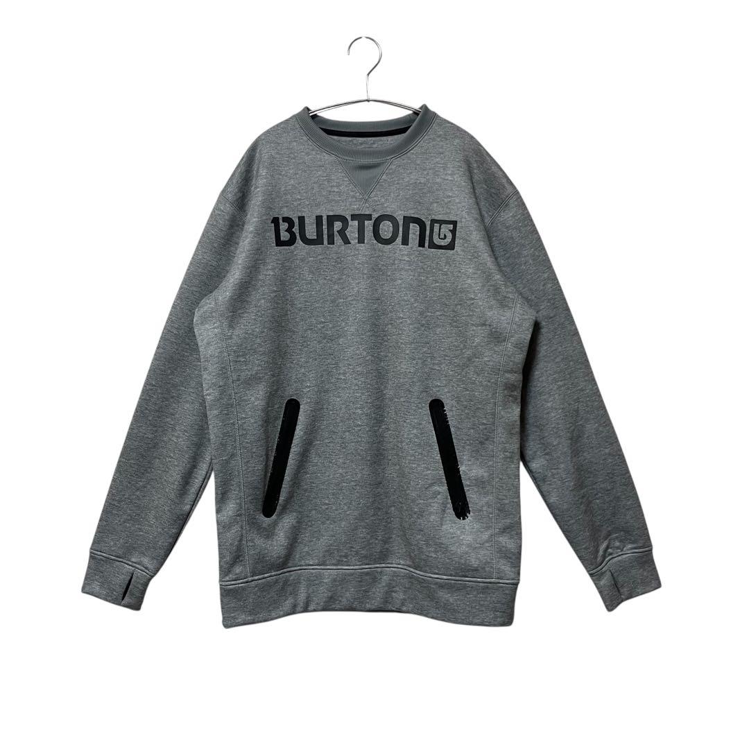 【美品】BURTON バートン　撥水トレーナー　スノーボード ウェア　グレー　M