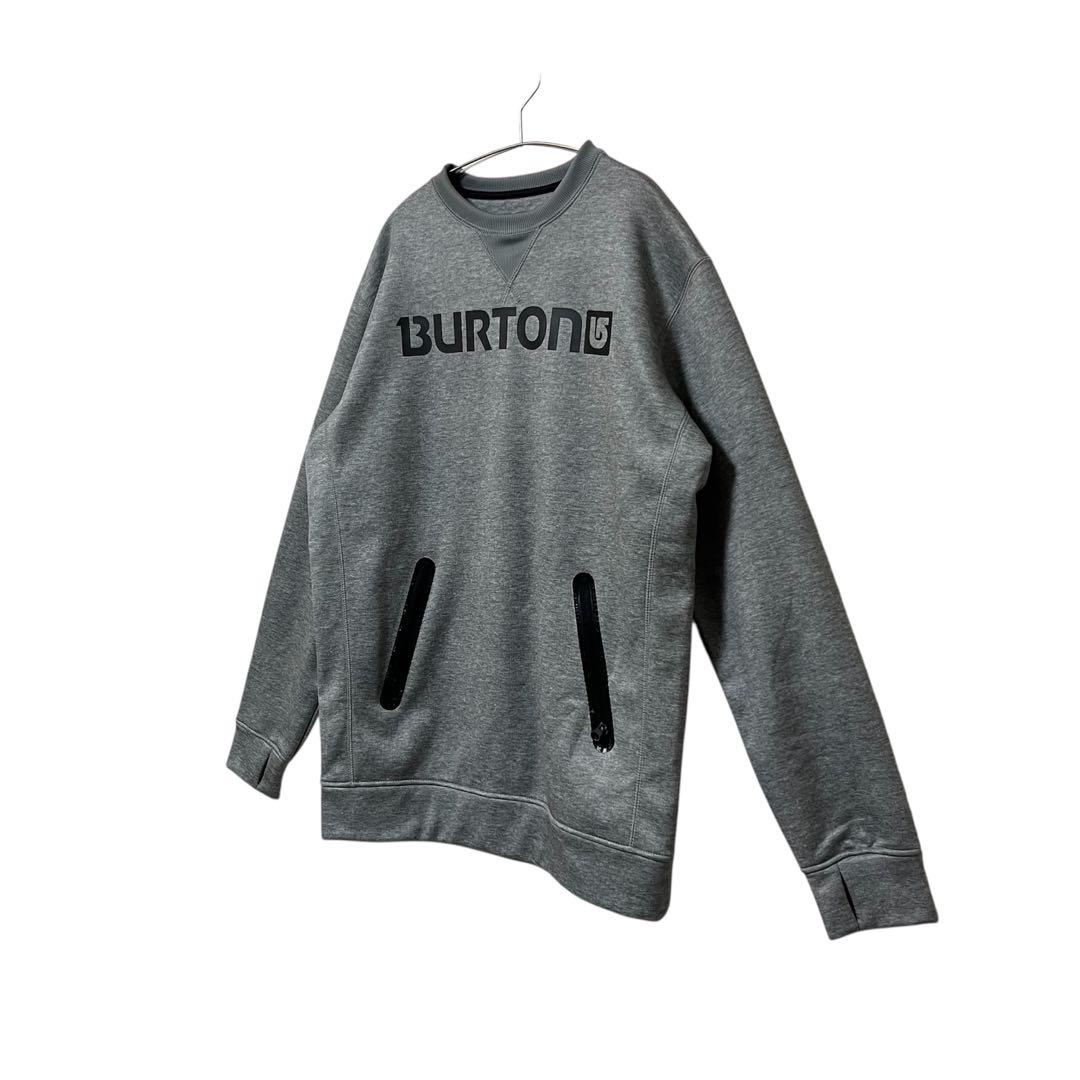 【美品】BURTON バートン　撥水トレーナー　スノーボード ウェア　グレー　M