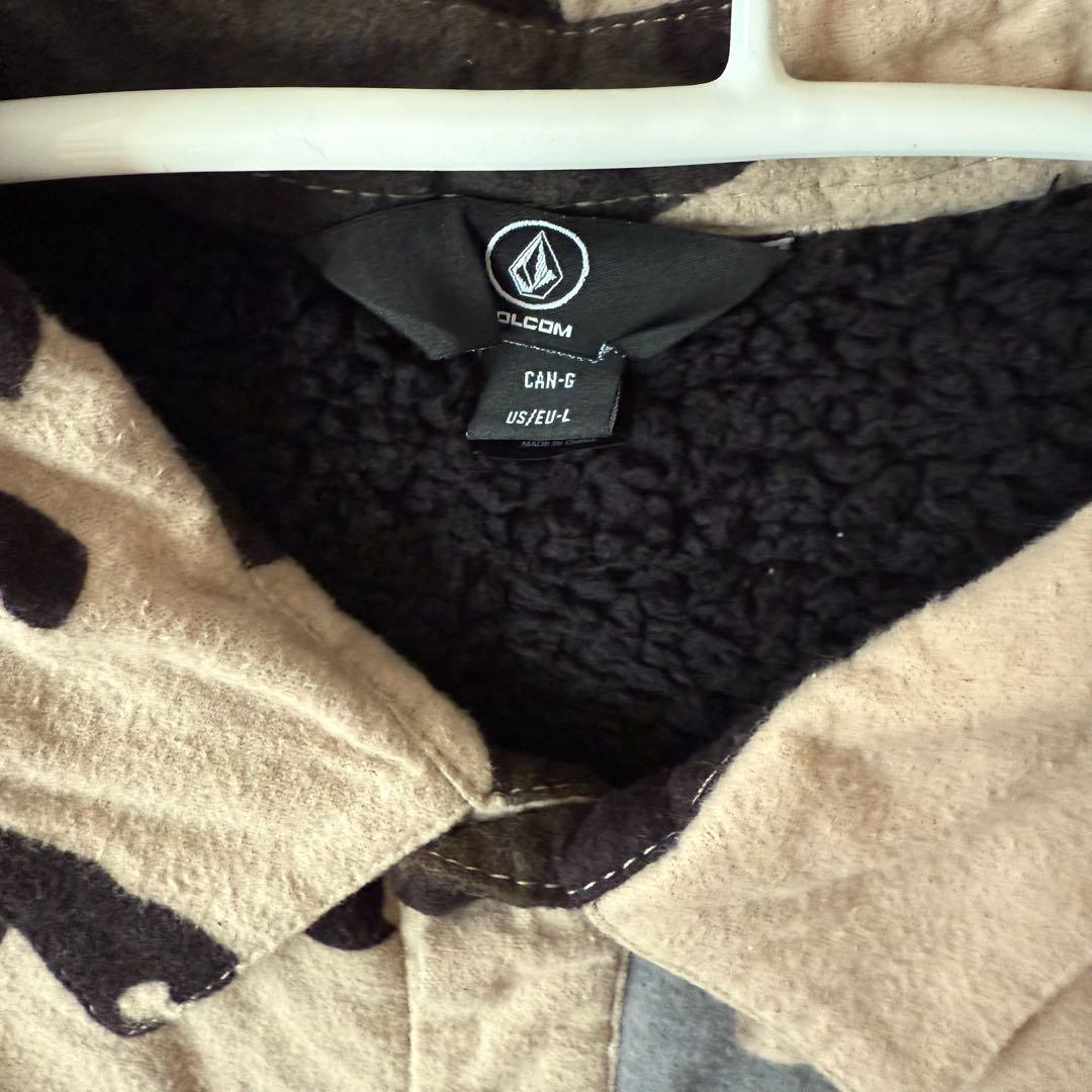 VOLCOM ボルコム　フランネルジャケット　裏ボア　　スノーボードウェア
