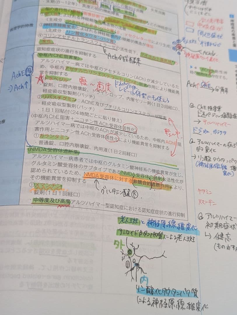 コアカリ重点ポイント集 　薬学部　改訂第9版　ゾーン1、ゾーン2　書き込みあり