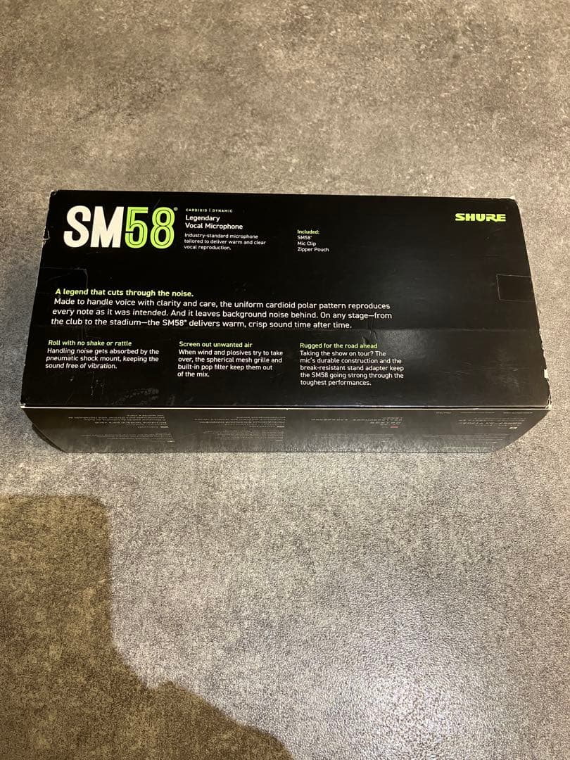 SHURE シュア SM58-LCE ダイナミックマイク