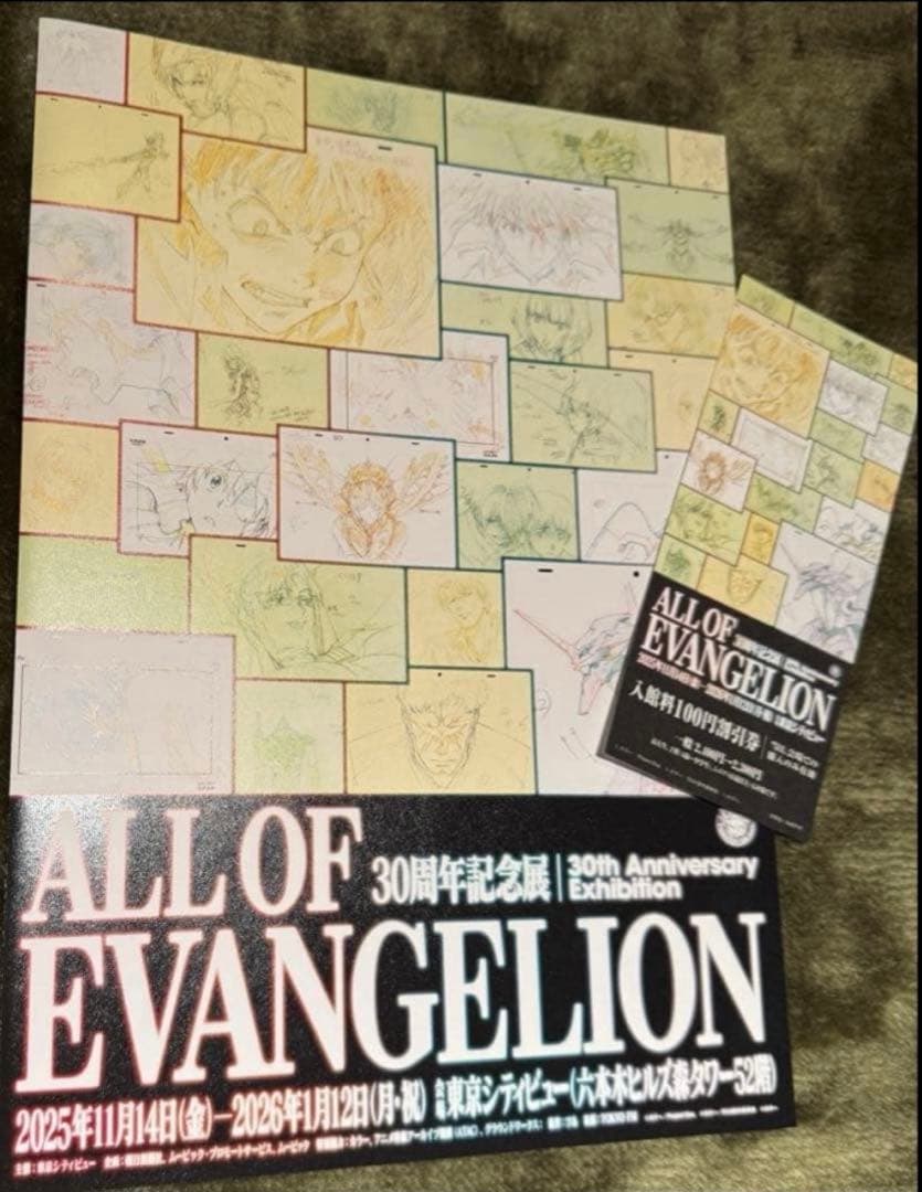 エヴァンゲリオン30周年記念展　公式図録 ハードカバー　全面密封品