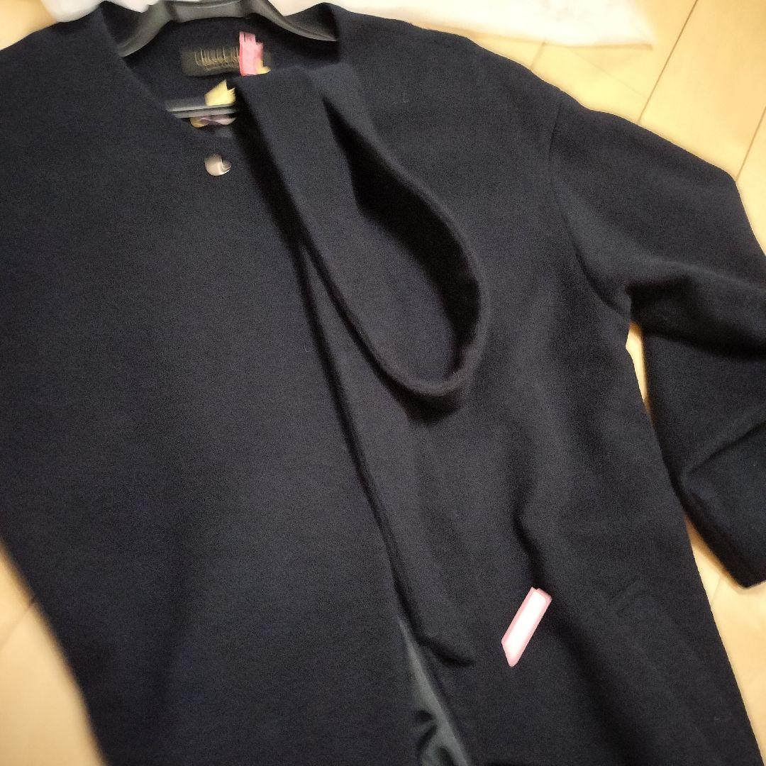 UNITED ARROWS　 ロングコート　ネイビー　紺色