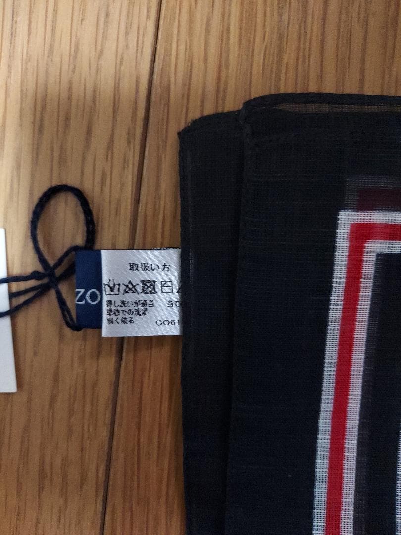【未使用新品】Vincenzo Miozza ドット リネン×コットン スカーフ