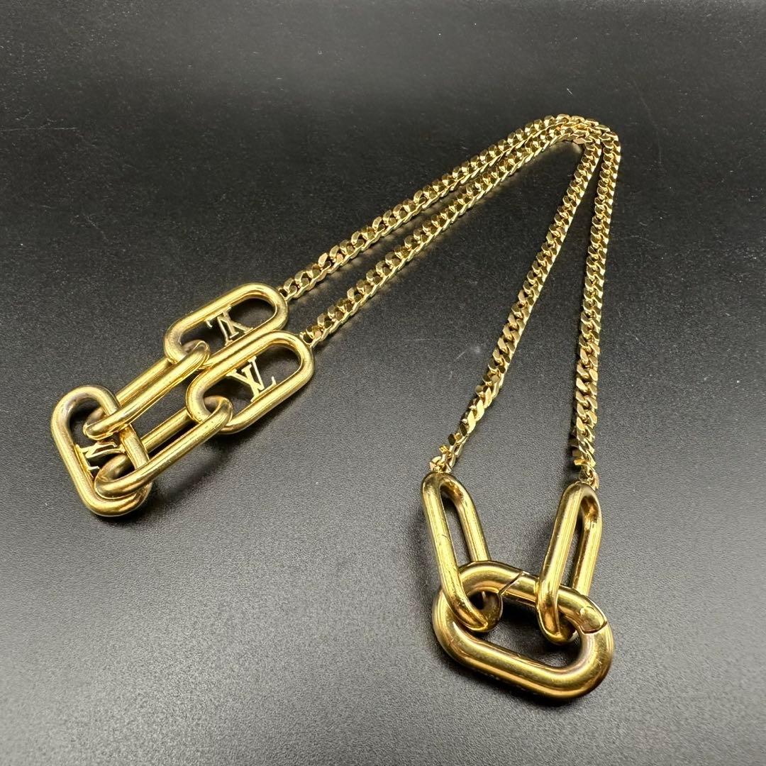 極美品✨　ルイヴィトン　ネックレス　M00324　ロゴ　刻印　1590