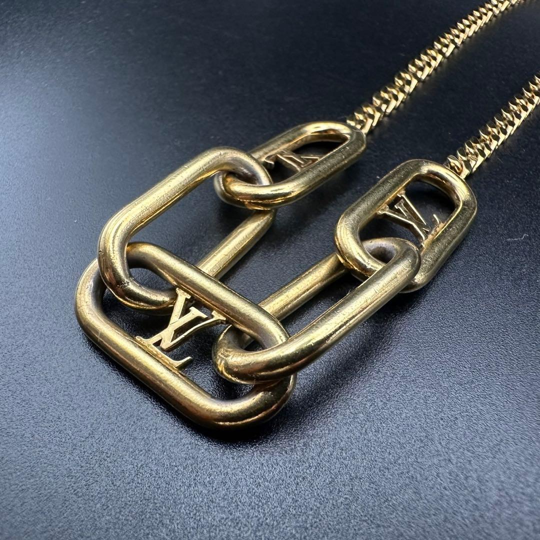 極美品✨　ルイヴィトン　ネックレス　M00324　ロゴ　刻印　1590