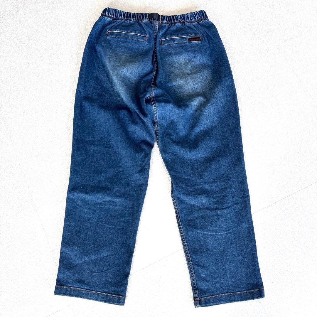 ユニセックス【Gramicci】 ストレッチ　デニム　ルーズ　テーパード　パンツ