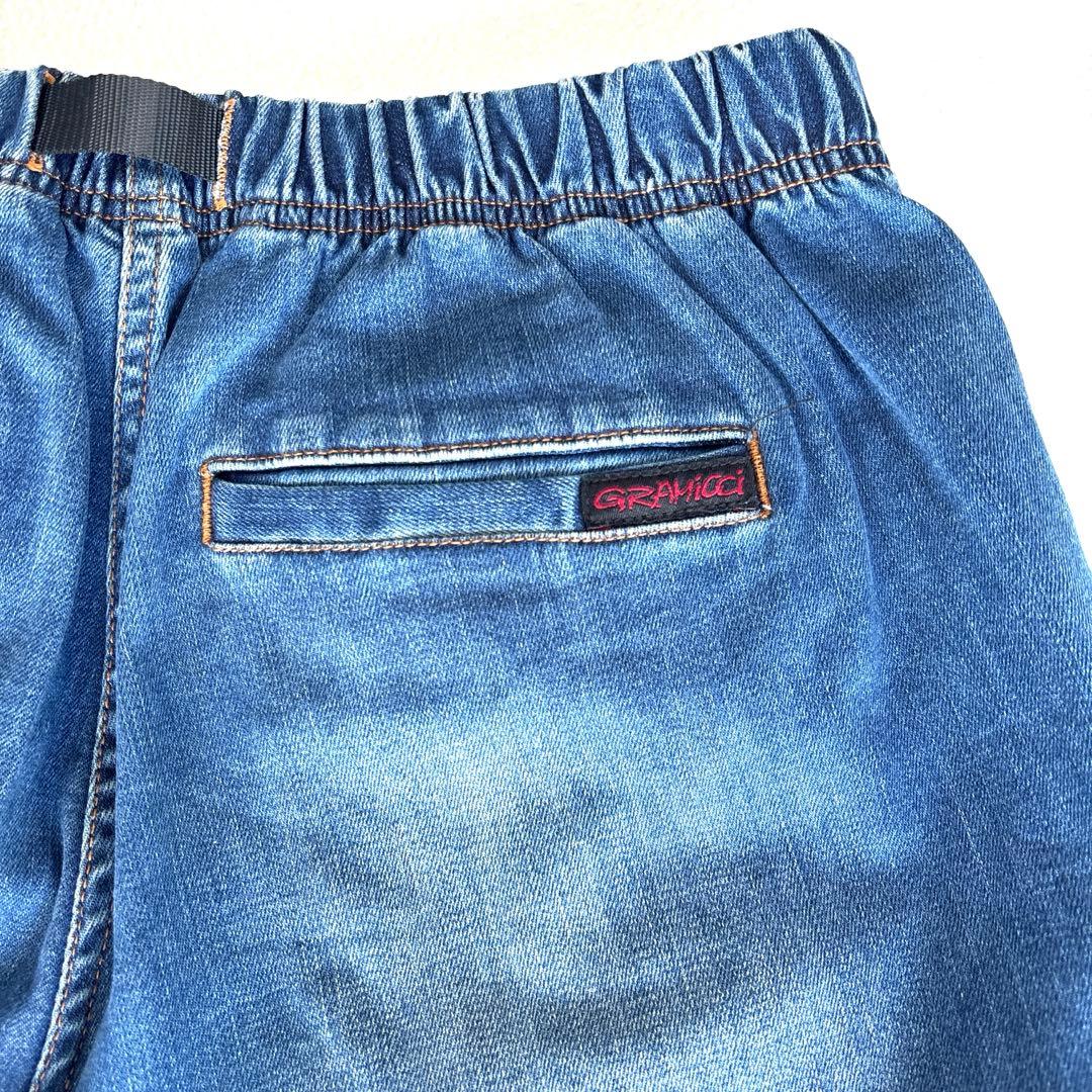 ユニセックス【Gramicci】 ストレッチ　デニム　ルーズ　テーパード　パンツ