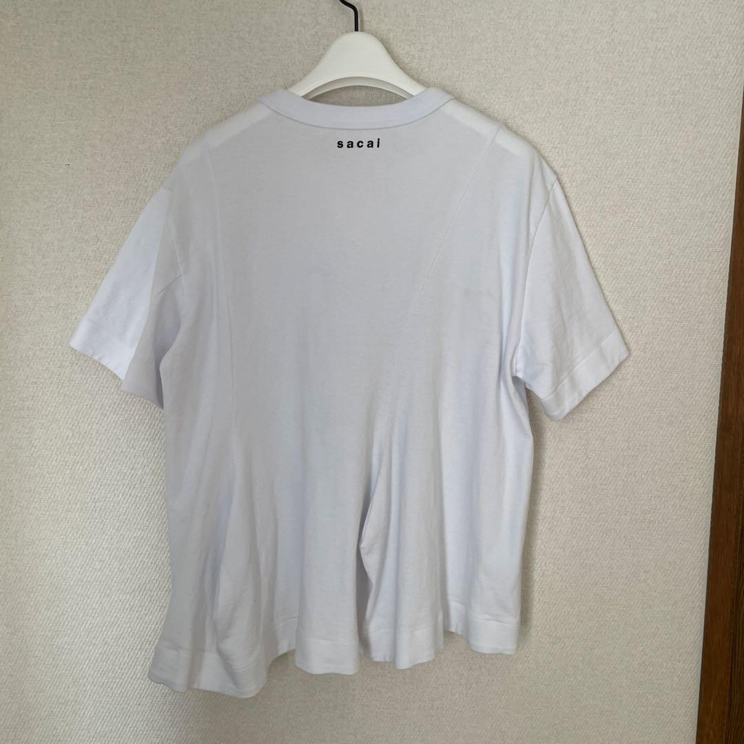 sacai2025 ssデザイン Tシャツ