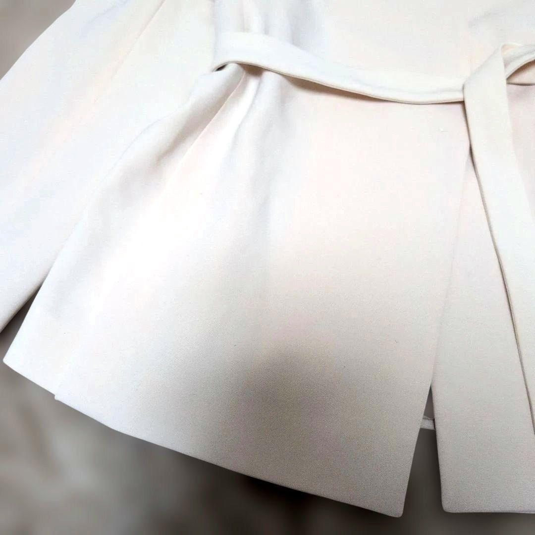 MaxMara STUDIO マックスマーラ ノーカラー ジャケット ベルト