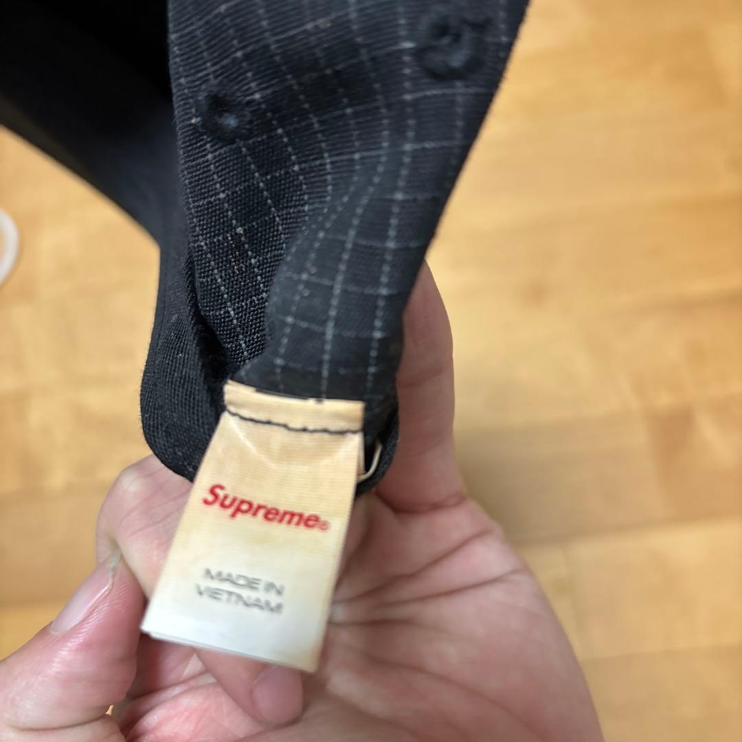Supreme ストライプキャップ