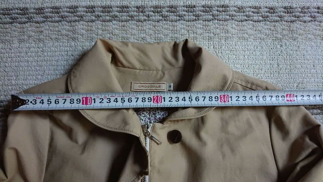 【未使用】CROCODILE コート ベージュ 0304-11400