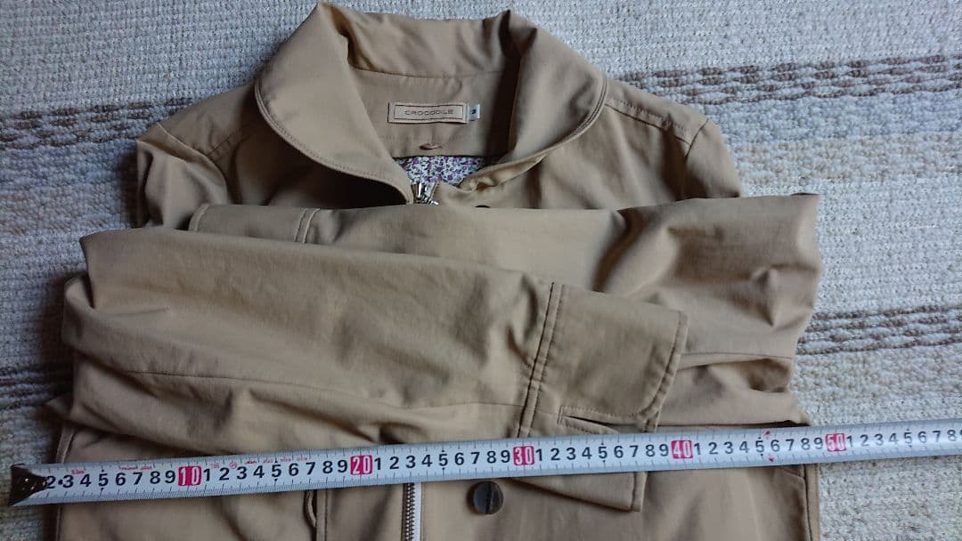【未使用】CROCODILE コート ベージュ 0304-11400