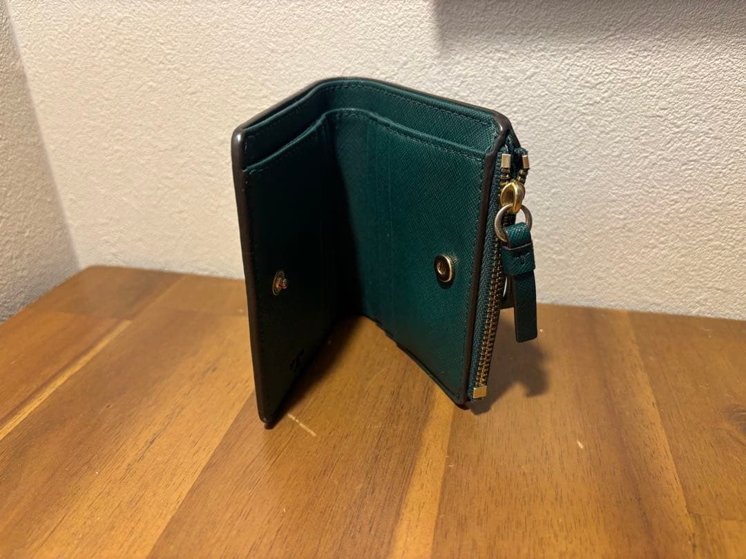Tory Burch ダークグリーン 二つ折り財布