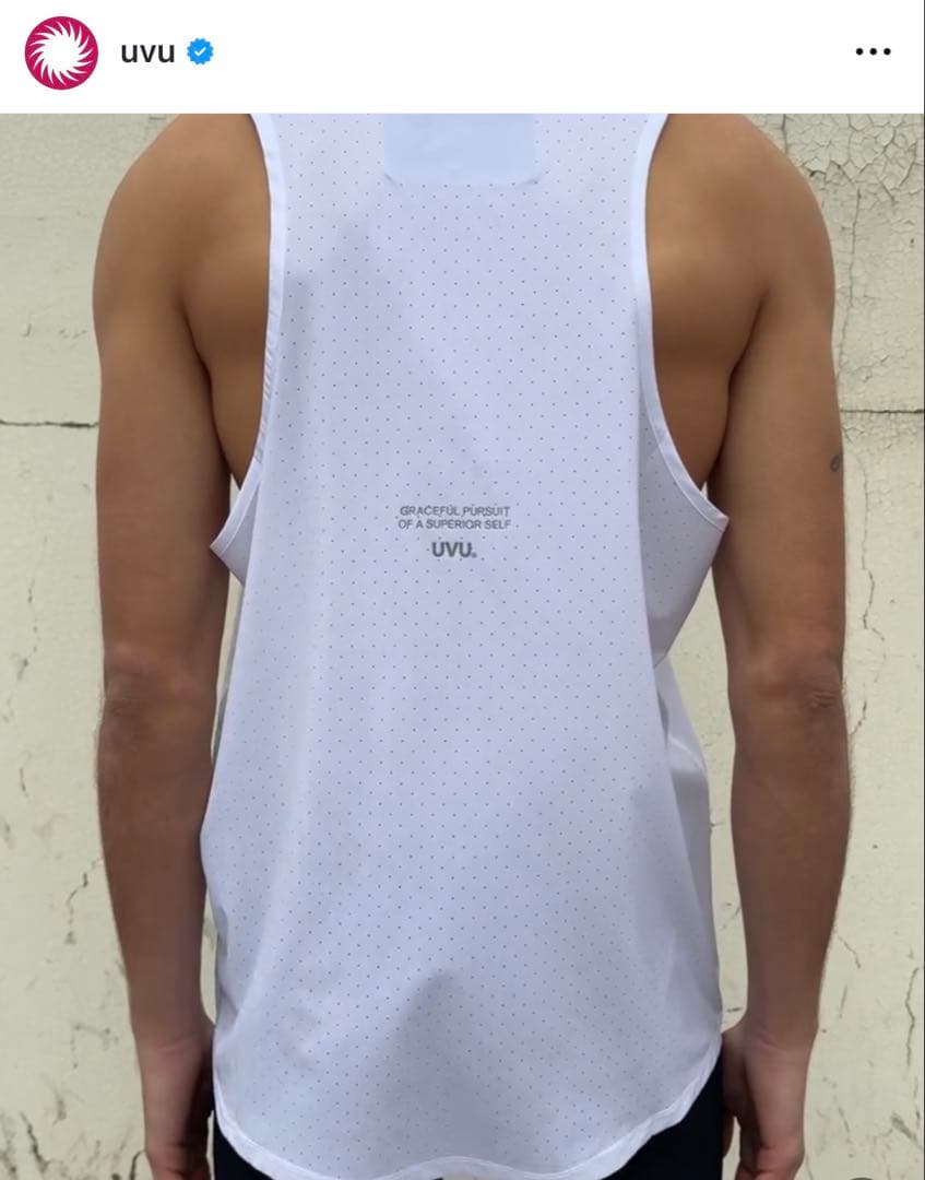 ウォーキング・ランニングウェア UVU Club Singlet White
