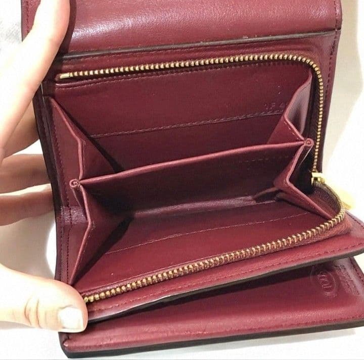 ※値下げ不可 ☆希少 TOD'S 高級本牛革 Ｔタイムレス ウォレット