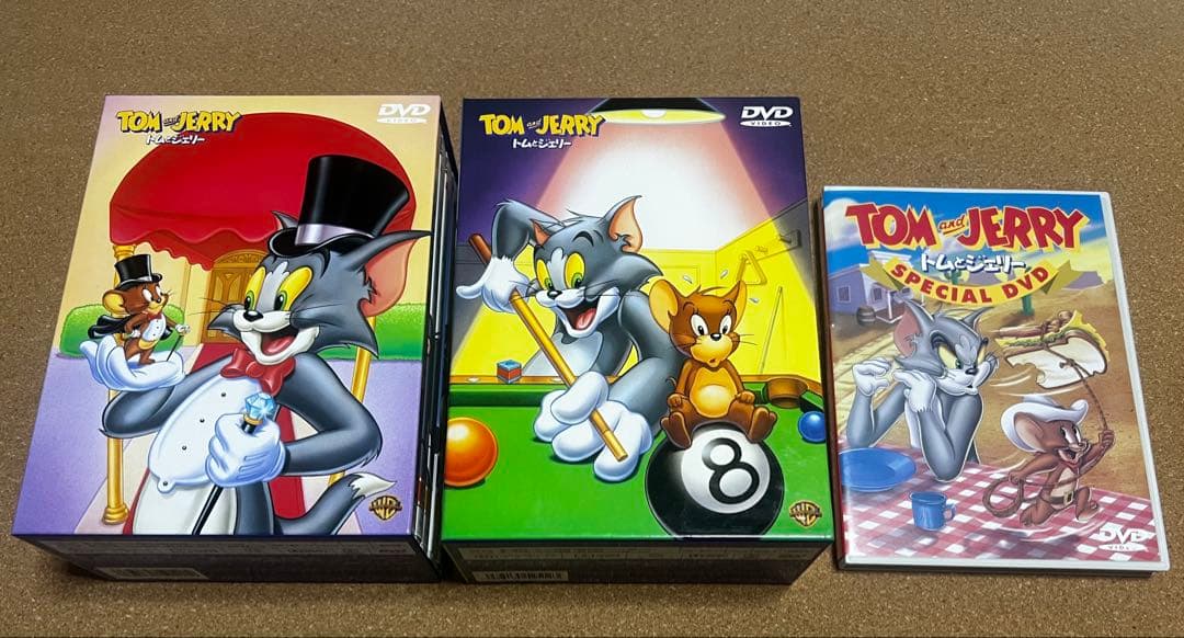 トムとジェリー DVD10巻+全巻購入特典DVD+ジェリーぬいぐるみ 美品